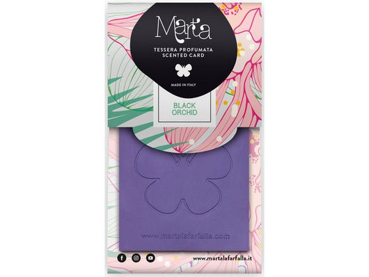 profumatore appendibile ''marta card'' orchidea nera cod:ferx.vit55009