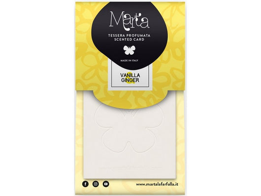 profumatore appendibile ''marta card'' vaniglia & zenzero cod:ferx.vit55010