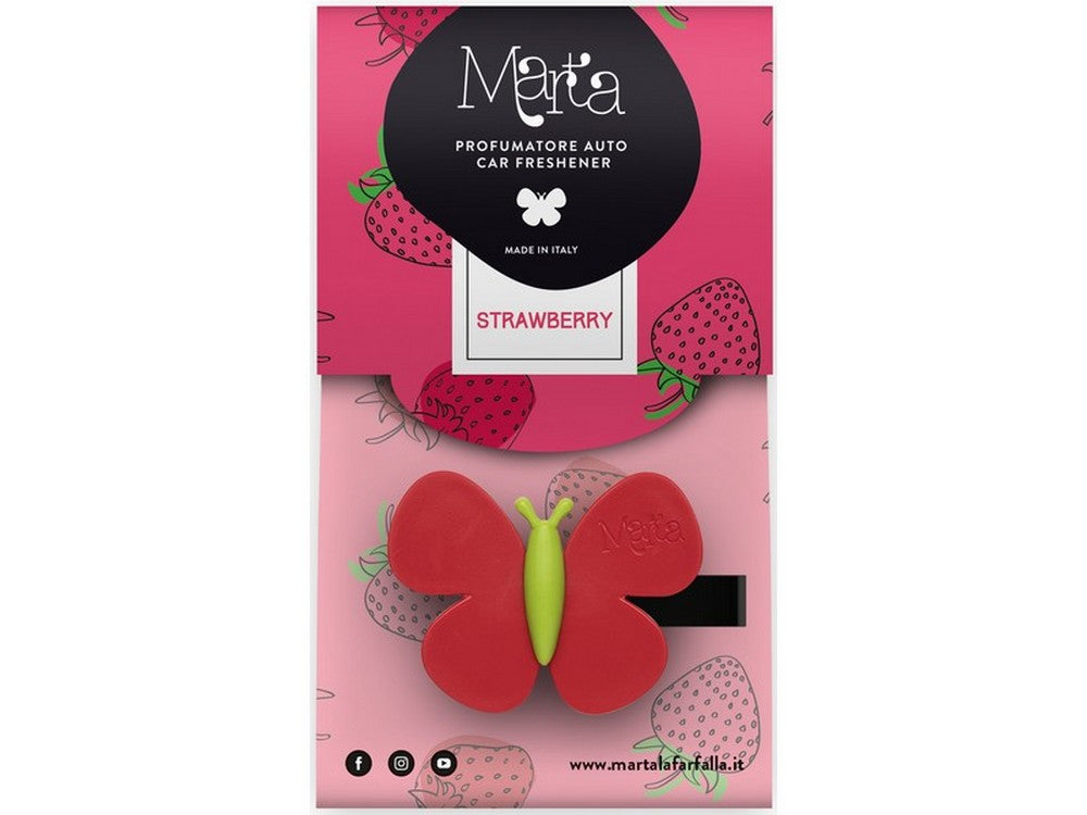 profumatore auto ''marta la farfalla'' fragola cod:ferx.vit54998