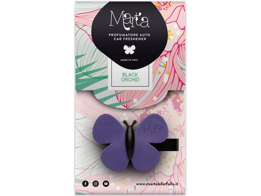 profumatore auto ''marta la farfalla'' orchidea nera cod:ferx.vit55004