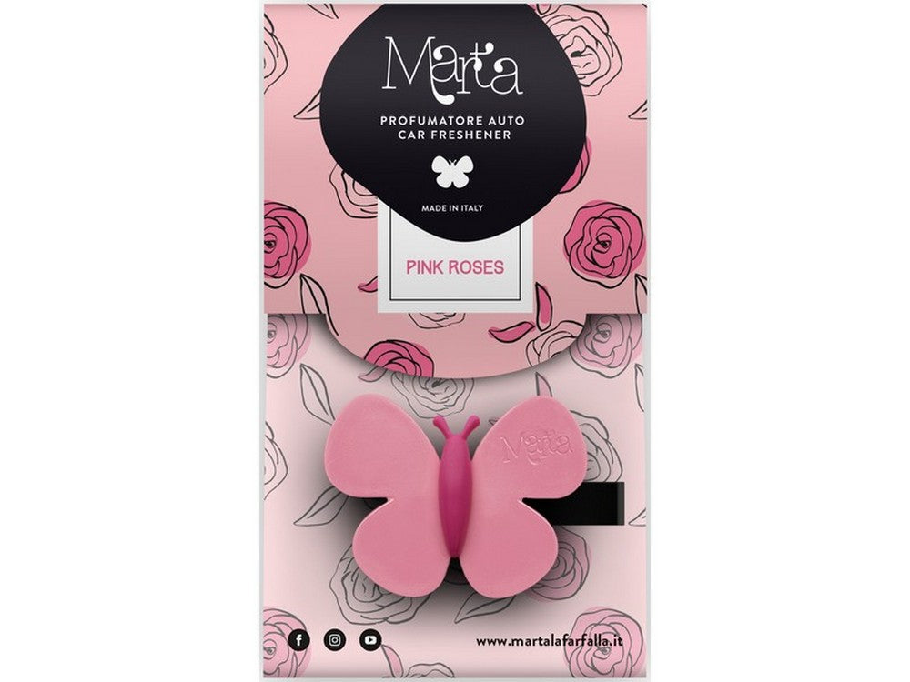 profumatore auto ''marta la farfalla'' rose cod:ferx.vit55005