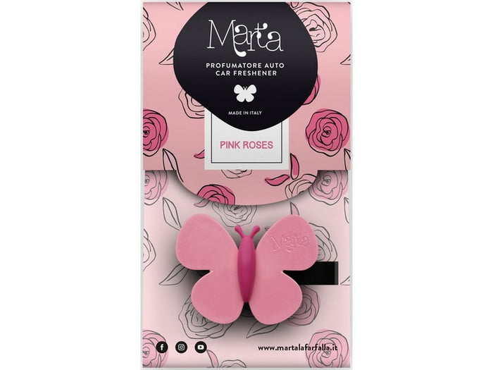 profumatore auto ''marta la farfalla'' rose cod:ferx.vit55005