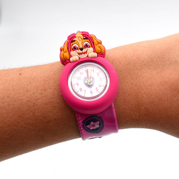 Set 12 Orologi da Polso Bracciale per Bambini Paw Patrol Colorazione Rosa