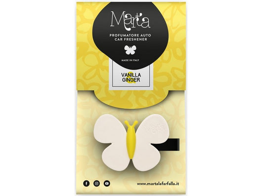 profumatore auto ''marta la farfalla'' vaniglia & zenzero cod:ferx.vit55002