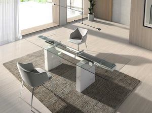 Sedia in tessuto grigio