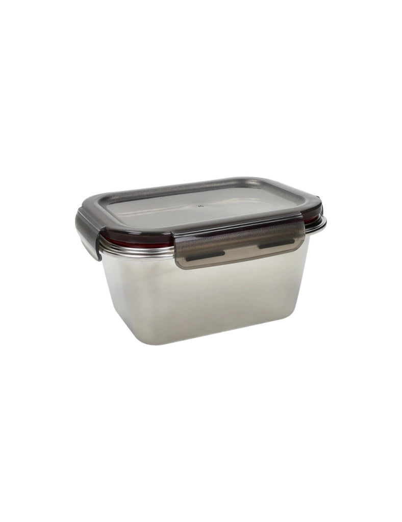 Contenitore ermetico in acciaio inox con coperchio fumé  1L Brandani