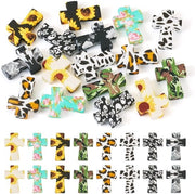 Kralen 16 Stuks in Silicone con Forma a Croce per Creare Gioielli in DIY
