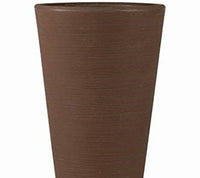 Vaso tondo in resina "Lilium" H 76cm  ELBI Colore: Bronzo