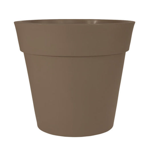 VASO LIRA ELITE DA 60CM IN RESINA MODERNO ROTAZIONALE Colore: tortora
