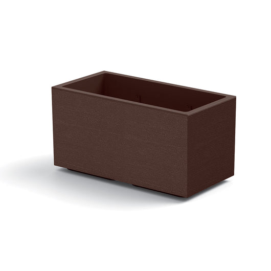 Vaso Fioriera Matheria da 100cm di design moderno vari colori con ruote Colore: Bronzo