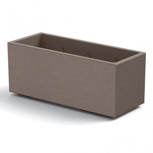 Vaso Fioriera Matheria da 100cm di design moderno vari colori con ruote Colore: Avana