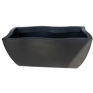 VASO CASSETTA DORADO IN RESINA DA 80CM Colore: Antracite