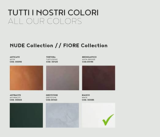 Vaso Cassetta  fioriera in resina Girasole 80 cm. ELBI Colore: Industrial Grey