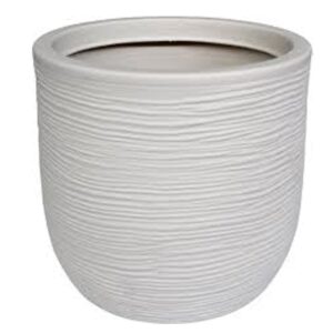 VASO CASPO' PORTAVASO CONCHINO RIGATO SHABBY  CORI 45 VASAR TELCOM Colore: Grigio Ghisa