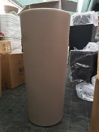 Vaso Cache-pot Veca Clou Rotondo Altezza 85 cm- con Cache Pot removibile Colore: Avana