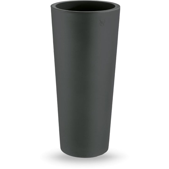 Vaso Alto Tortona h 85 - Linea Vasar by Telcom vaso tondo alto Colore: Grigio Ghisa