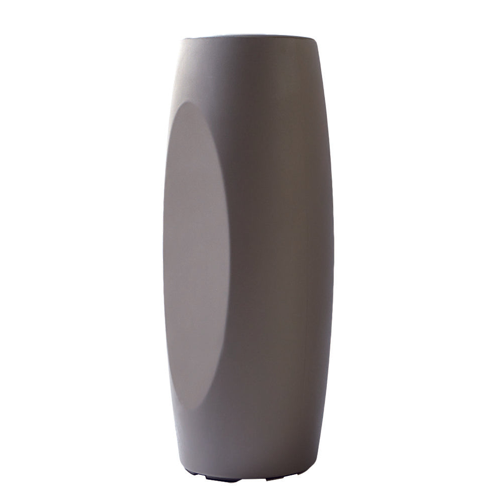 VASO ALTO QUADRATO 100CM LINCE IN RESINA Colore: Antracite