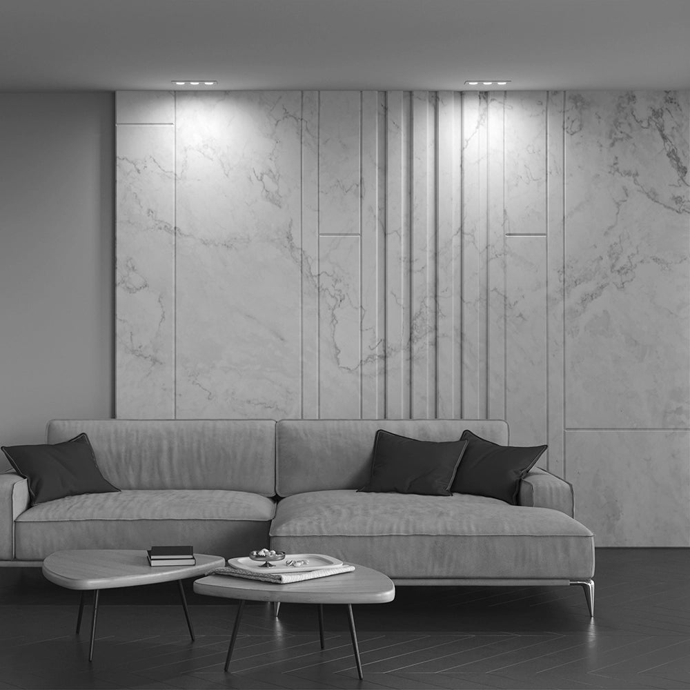 Maytoni Atom faretto incasso soffitto 3xGU10 bianco