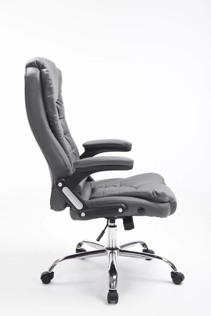 Sedia da ufficio Thor in similpelle grigio