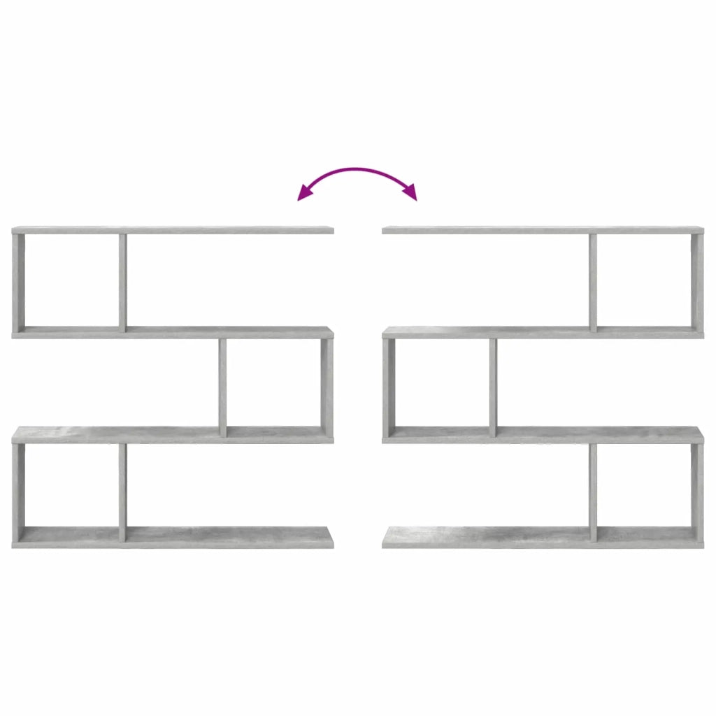 Scaffale da parete Grigio Cemento 80 x 12 x 79,5 cm 8012279