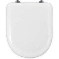 Abattant wc camida amorti en forme de d-u compatible avec abatta