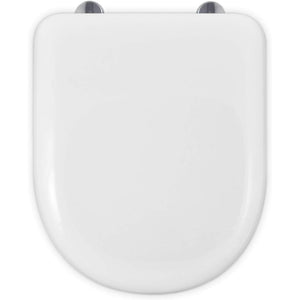 Abattant wc camida amorti en forme de d-u compatible avec abatta