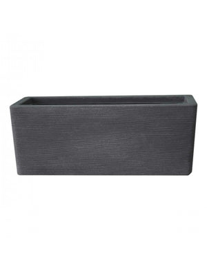 Fioriera Shabby Cassetta Rigata Vasar CATRI78 IN RESINA VASAR BY TELCOM Colore: Grigio Cemento