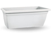 Fioriera in plastica da 100cm anthea Colore: Bianco