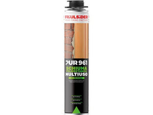 schiuma poliuretanica pur 961 multiuso pistola ml. 750 cod:ferx.vit53474