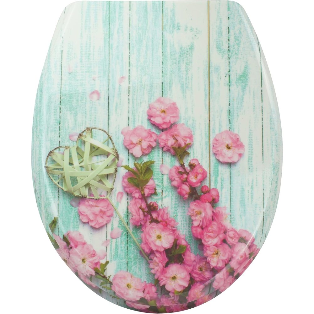 Sareno - sedile wc con abbassamento automatico, in duroplast, co