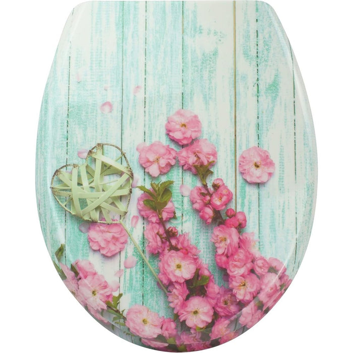 Sareno - sedile wc con abbassamento automatico, in duroplast, co