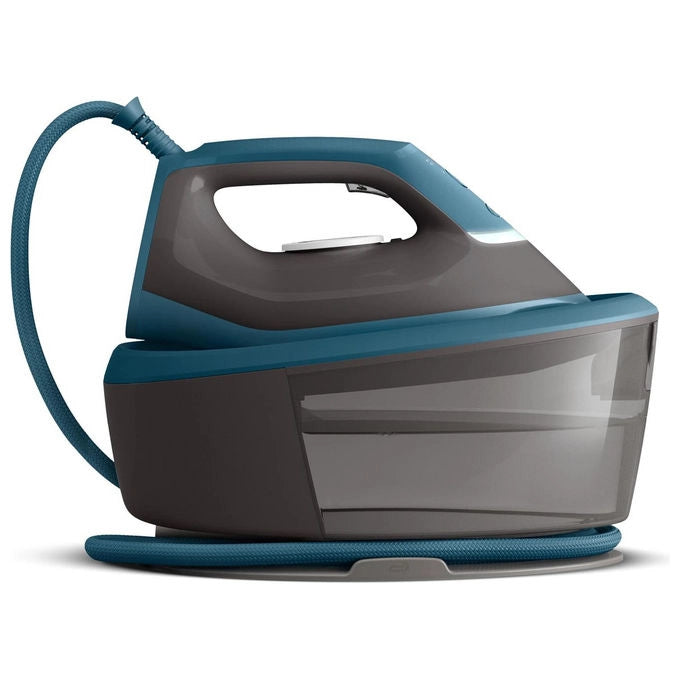 Philips generatore di vapore PSG2001-80, serie 2000, 2400 W, 6 bar, piastra ceramica, 300 g-min, 1,4 L, blu grigio