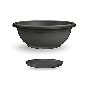 CIOTOLA DA 80CM NAXOS CON SOTTOVASO AD INCASTRO VECA VARI COLORI Colore: Terracotta