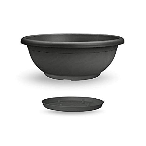 CIOTOLA DA 80CM NAXOS CON SOTTOVASO AD INCASTRO VECA VARI COLORI Colore: Terracotta