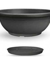 CIOTOLA DA 80CM NAXOS CON SOTTOVASO AD INCASTRO VECA VARI COLORI Colore: Antracite