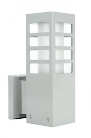 Applique esterna RADO III alluminio argento E27 IP54