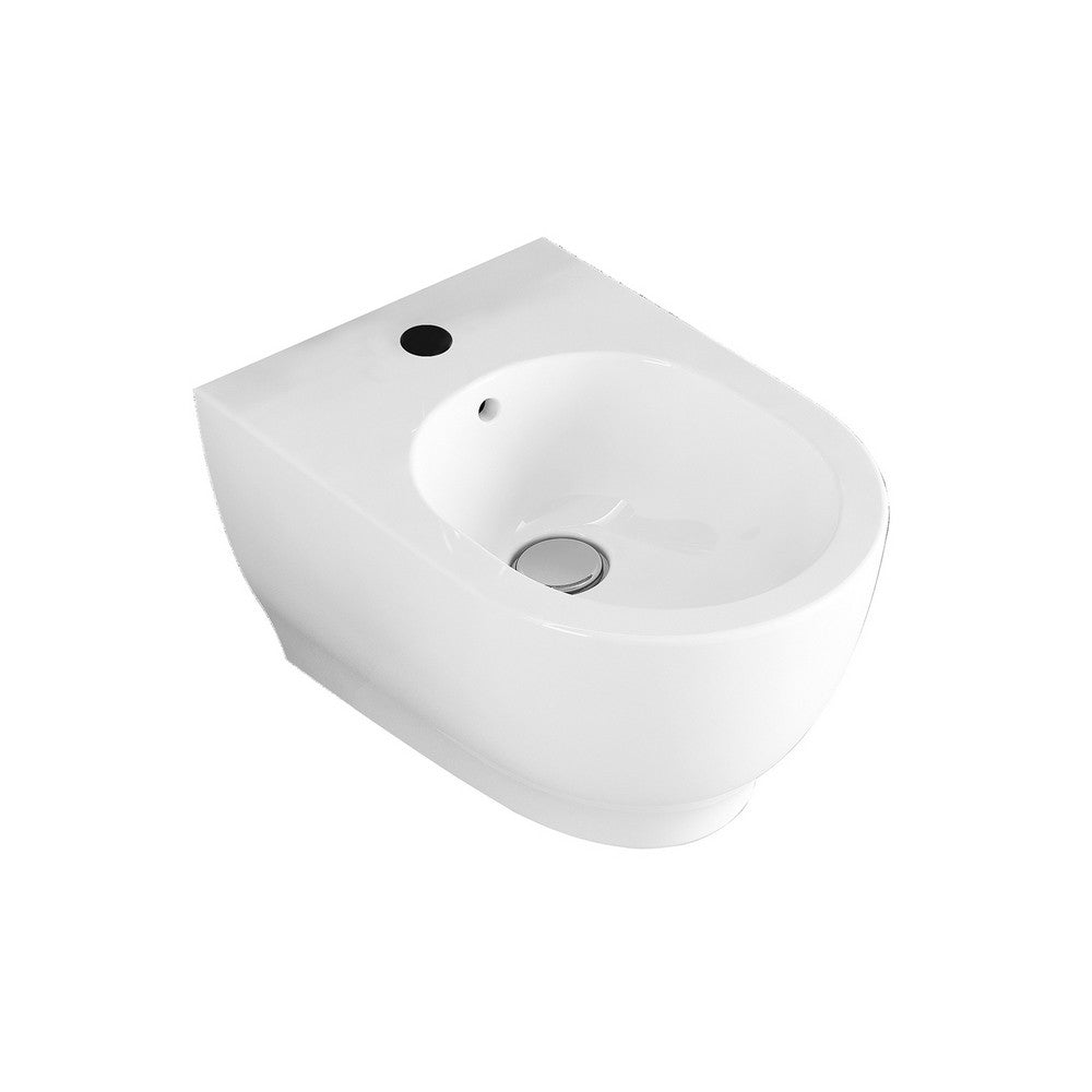 Bidet sospeso serie moon fissaggio nascosto