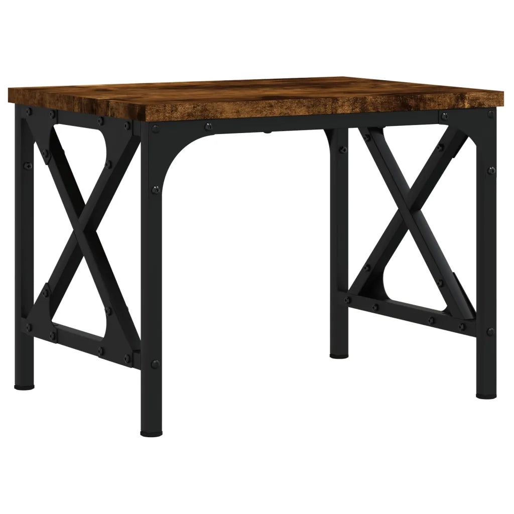 Supporto Stampante Rovere Fumo 40x30x31 cm Legno Multistrato 833987