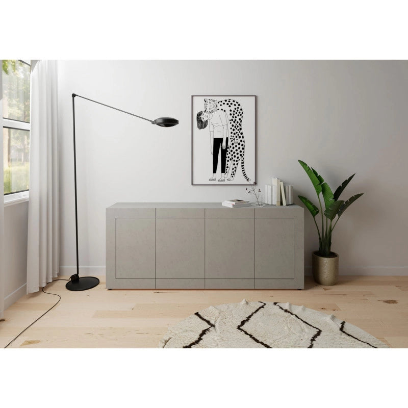 Madia moderna 4 ante 200x40x83,5 cm Elios - Cashmere