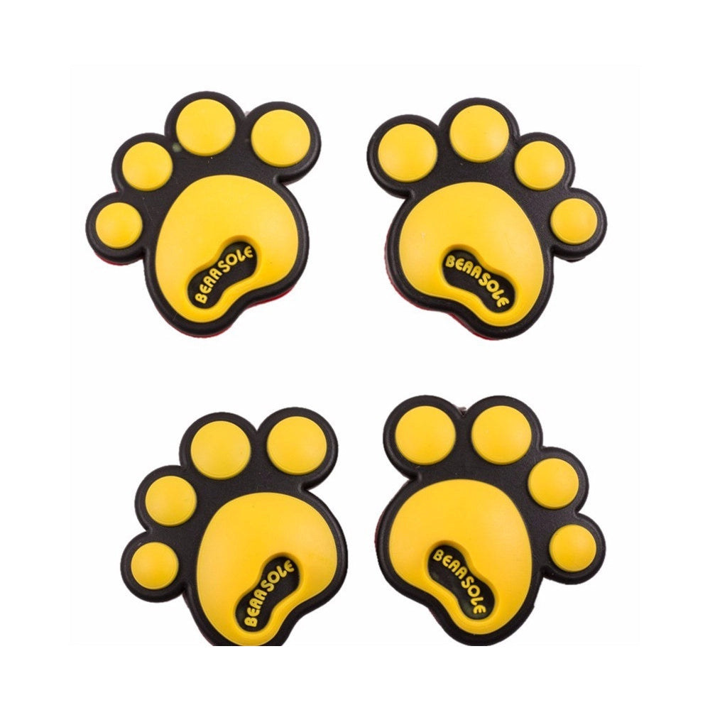 Trade Shop - Adesivo 3d Decorazione Decalcomanie Per Auto Sticker 4 Pz Zampe Cane Cucciolo -