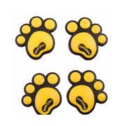 Trade Shop - Adesivo 3d Decorazione Decalcomanie Per Auto Sticker 4 Pz Zampe Cane Cucciolo -