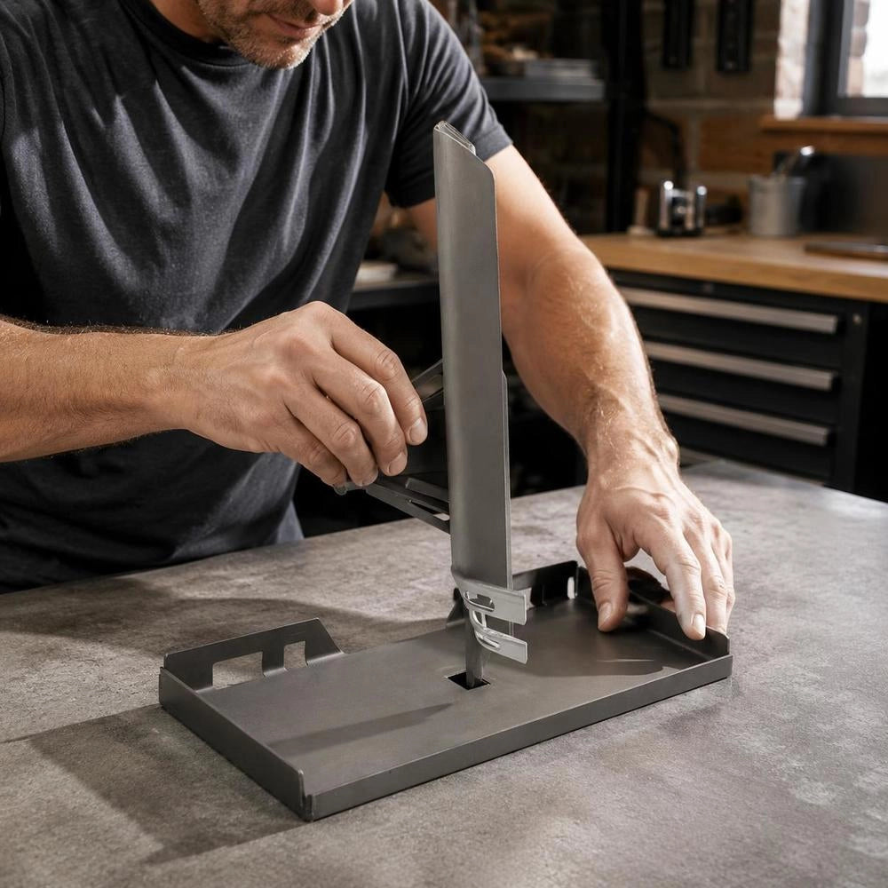 6.35 Mm Mounting Plate For Compact Loaders, Mounting Plate, Quick-release Plate With 6 Cm Trailer Hitch, Compatible With Compact Loaders And Tractors From Deere, Kubota, Bobcat, Mahindra