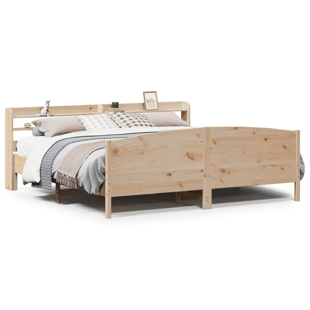 vidaXL Letto senza Materasso 180x200 cm in Legno Massello di Pino