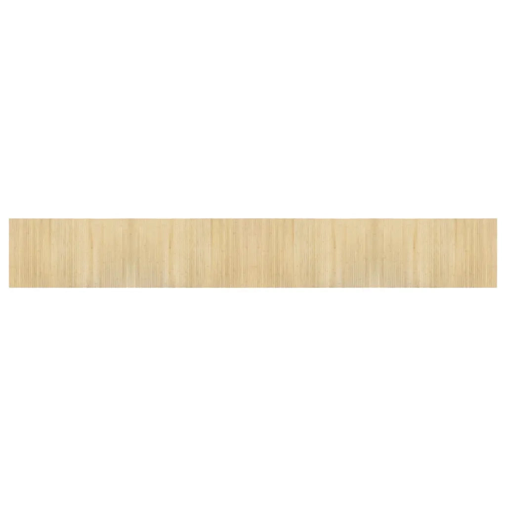 vidaXL Tappeto Rettangolare Natura Chiaro 60x400 cm in Bambù