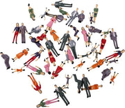 Modello di persone - Figurine - Modello di costruzione - Precolorato - Scala 1:30 - Multicolore