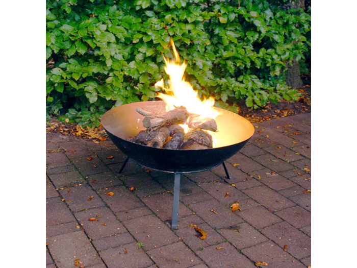 Braciere a legna da giardino Diana in acciaio al carbonio 59x35cm