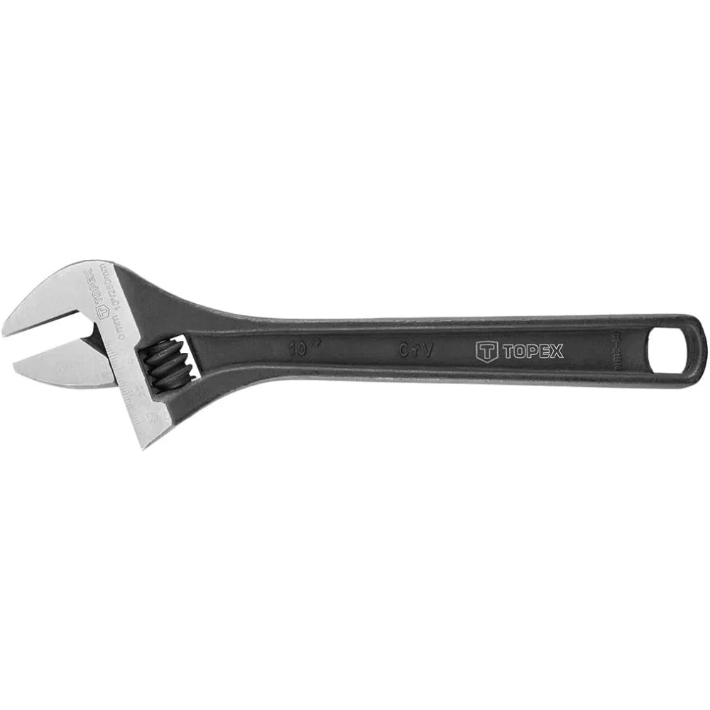 Topex 35d557 chiave regolabile a a rullino 250 mm, raggio 0-36 m