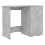 Scrivania-Scrivanie per ufficio e studio-Scrittoio Grigio Cemento 100x50x76 cm in Legno Multistrato 673502