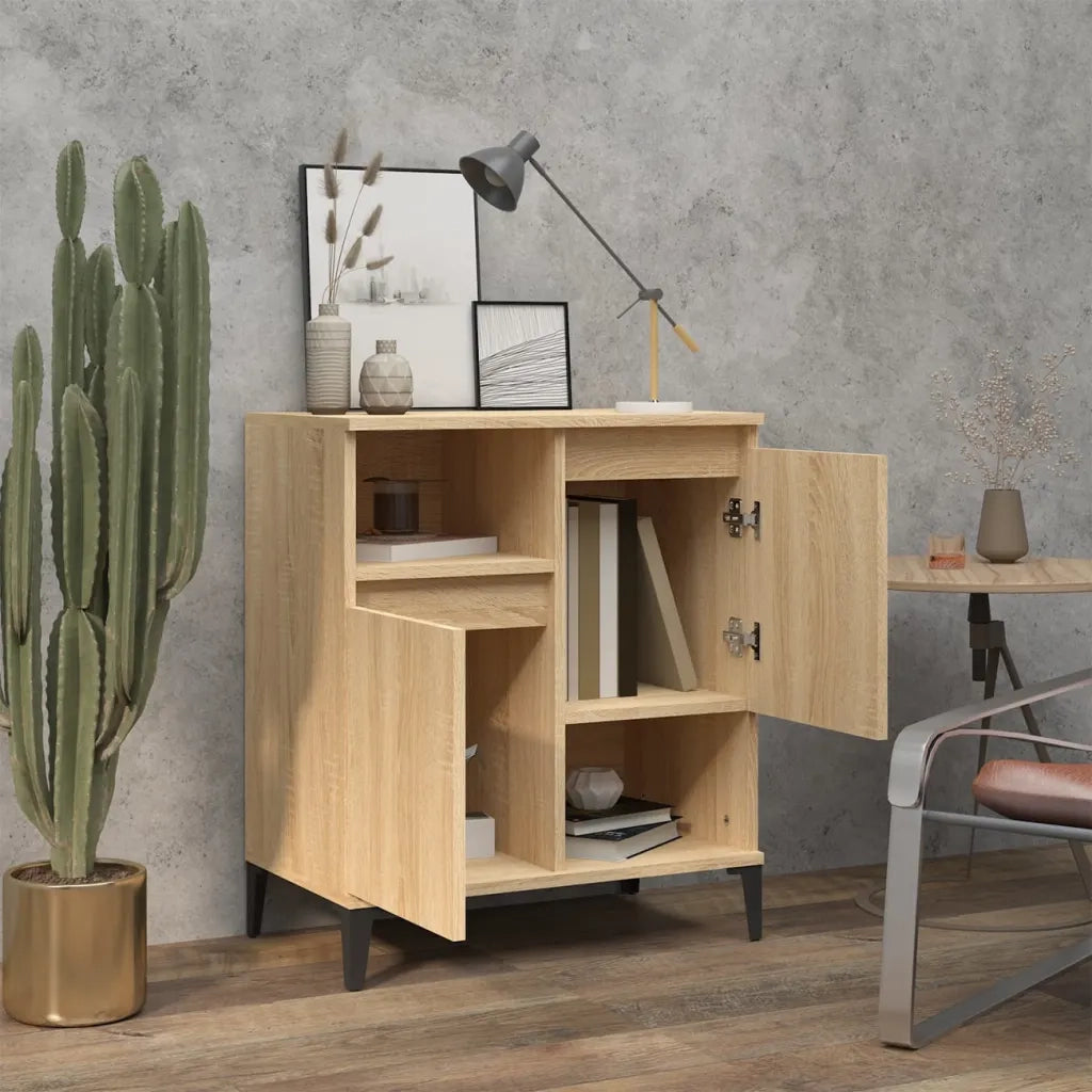 Credenza Rovere Sonoma 60x35x70 cm in Legno Multistratocod mxl 103427