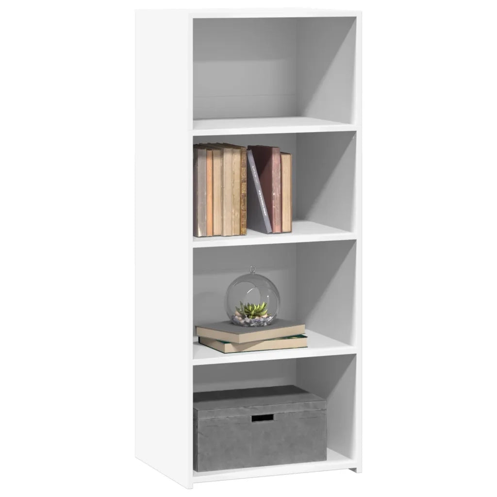 Credenza Bianca 50x41x124 cm in Legno Multistrato